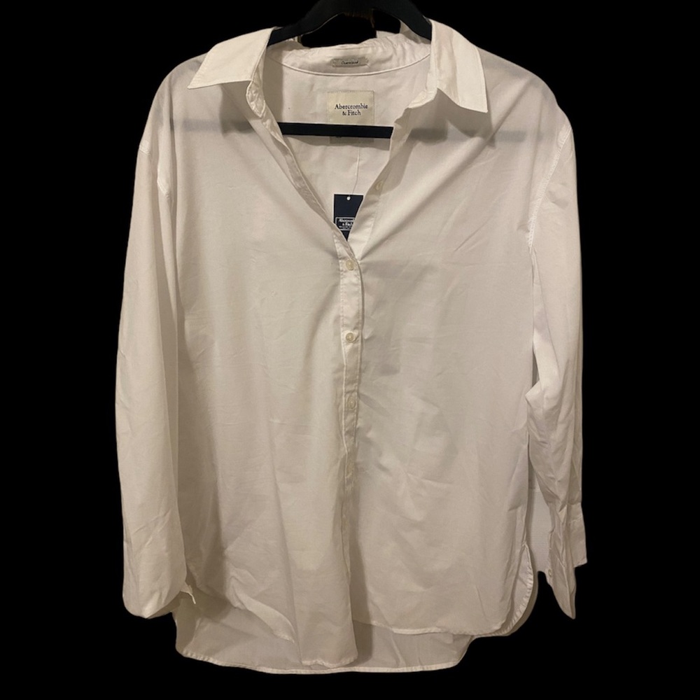 Abercrombie & Fitch Oversized White Button Down Size M